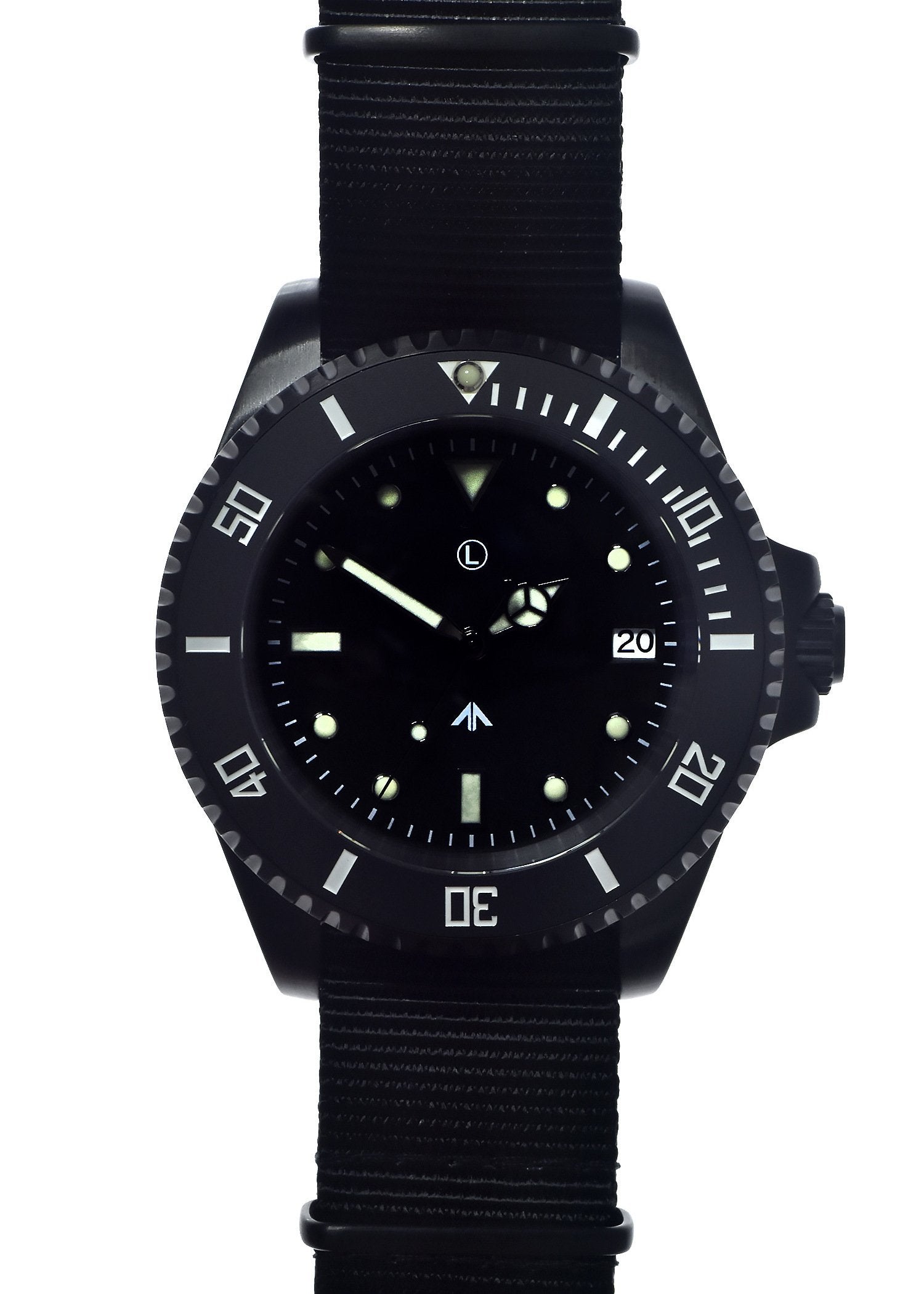 MWC 24 Jewel PVD 300m Automatic Military Divers Watch with Sapphire Crystal and Ceramic Bezel