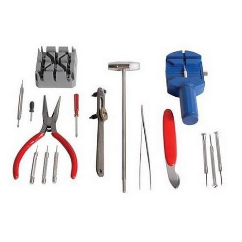 16 Piece Clock And Watch Repair Kit